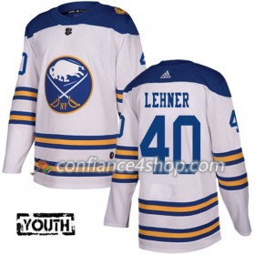 Adidas Maillot de Hockey Buffalo Sabres Robin Lehner 40 2018 Winter Classic Blanc Authentic - Enfant
